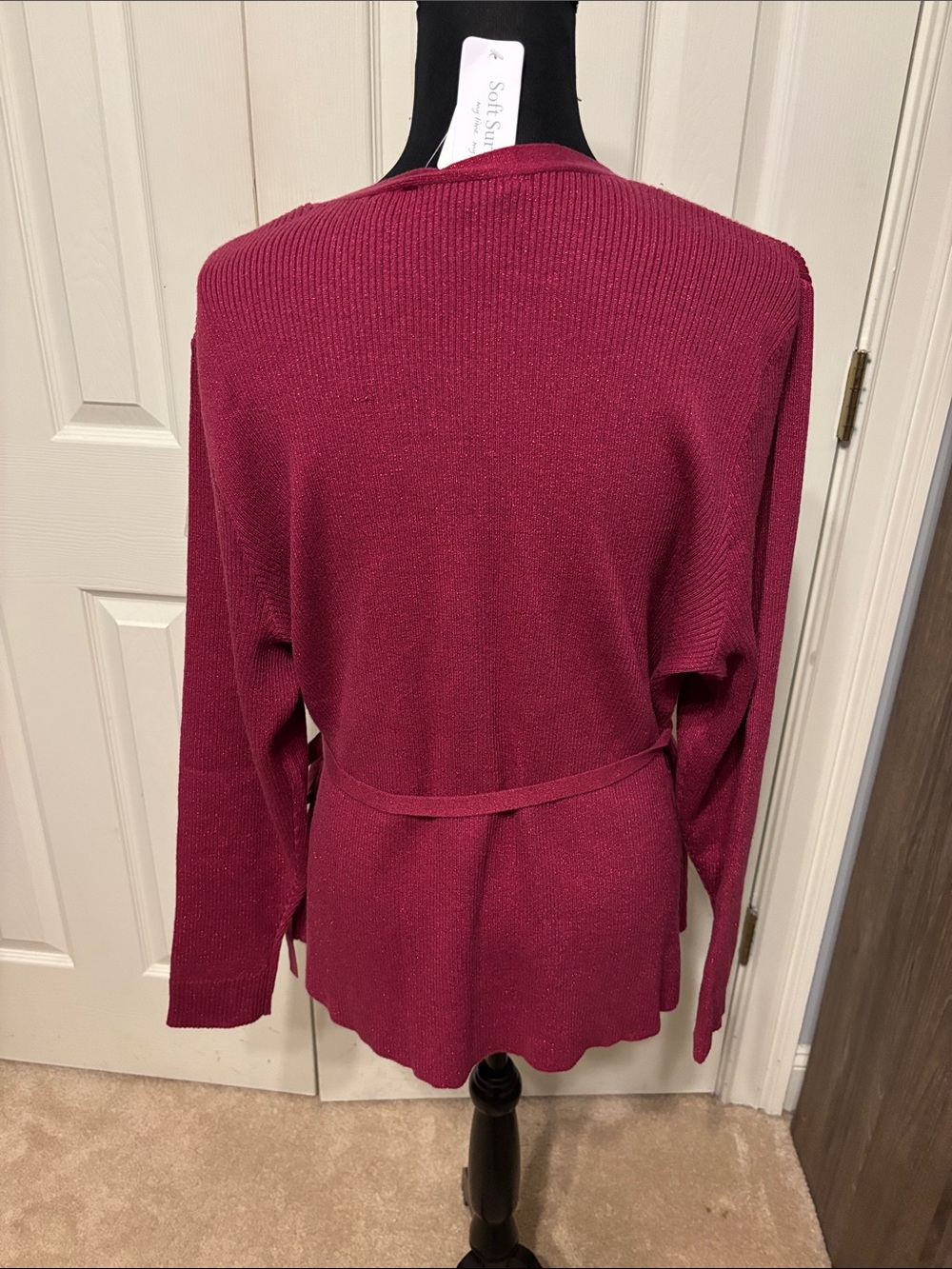 Soft Surroundings Clare Wrap Sweater - Picture 8 of 11